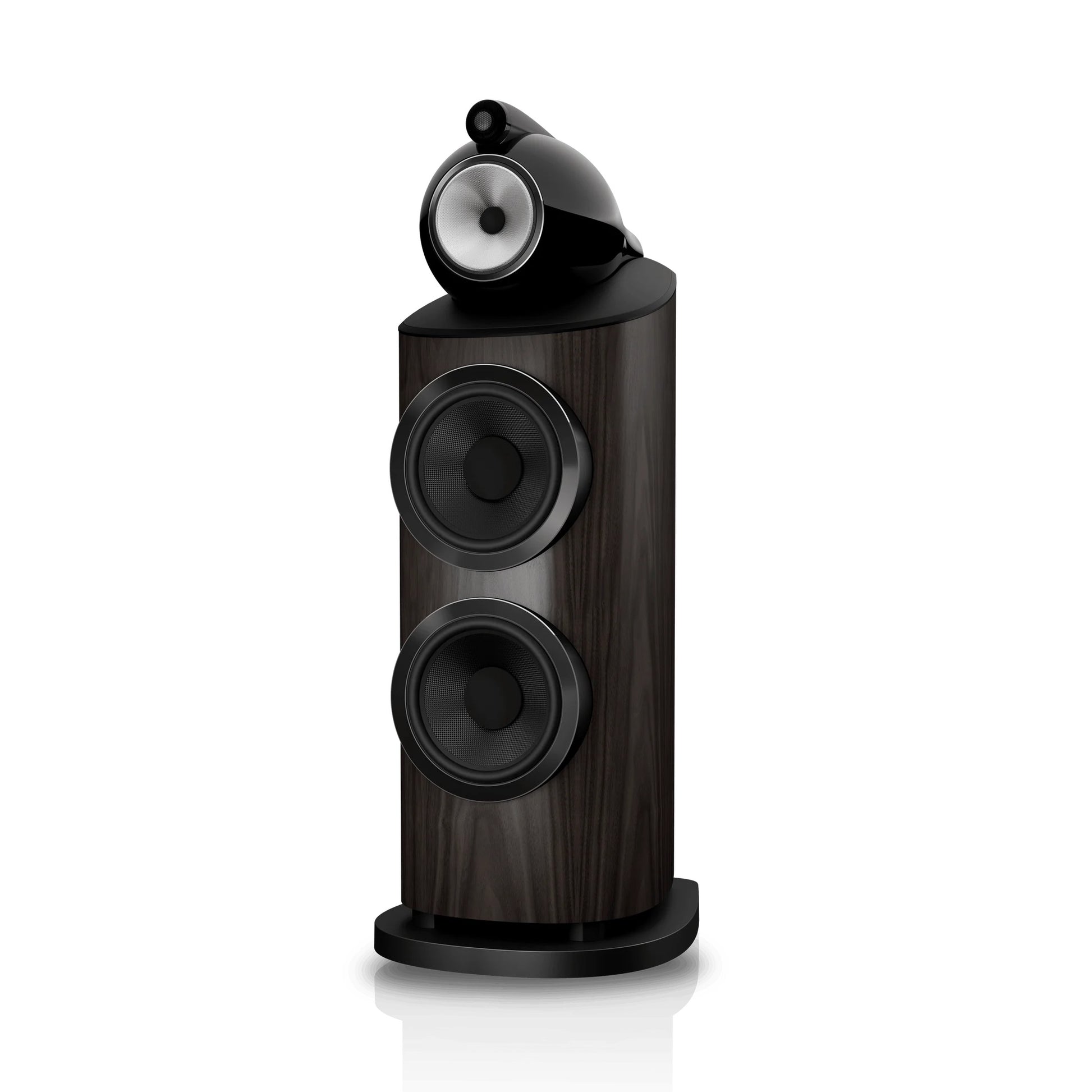 Bowers & Wilkins 801 D5 Floorstanding Speaker (Pair)-black walnut-front