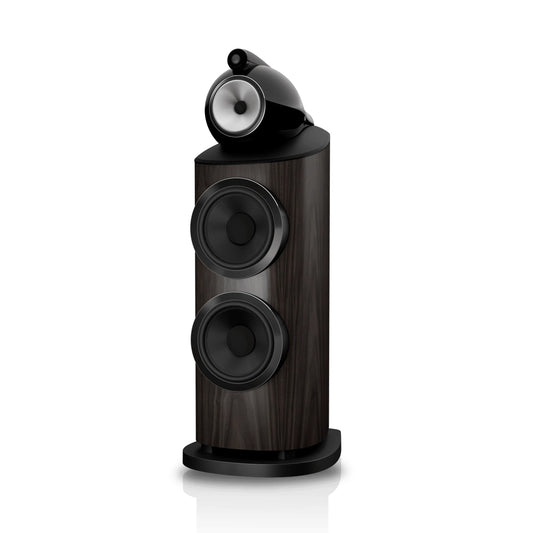 Bowers & Wilkins 801 D5 Floorstanding Speaker (Pair)-black walnut-front