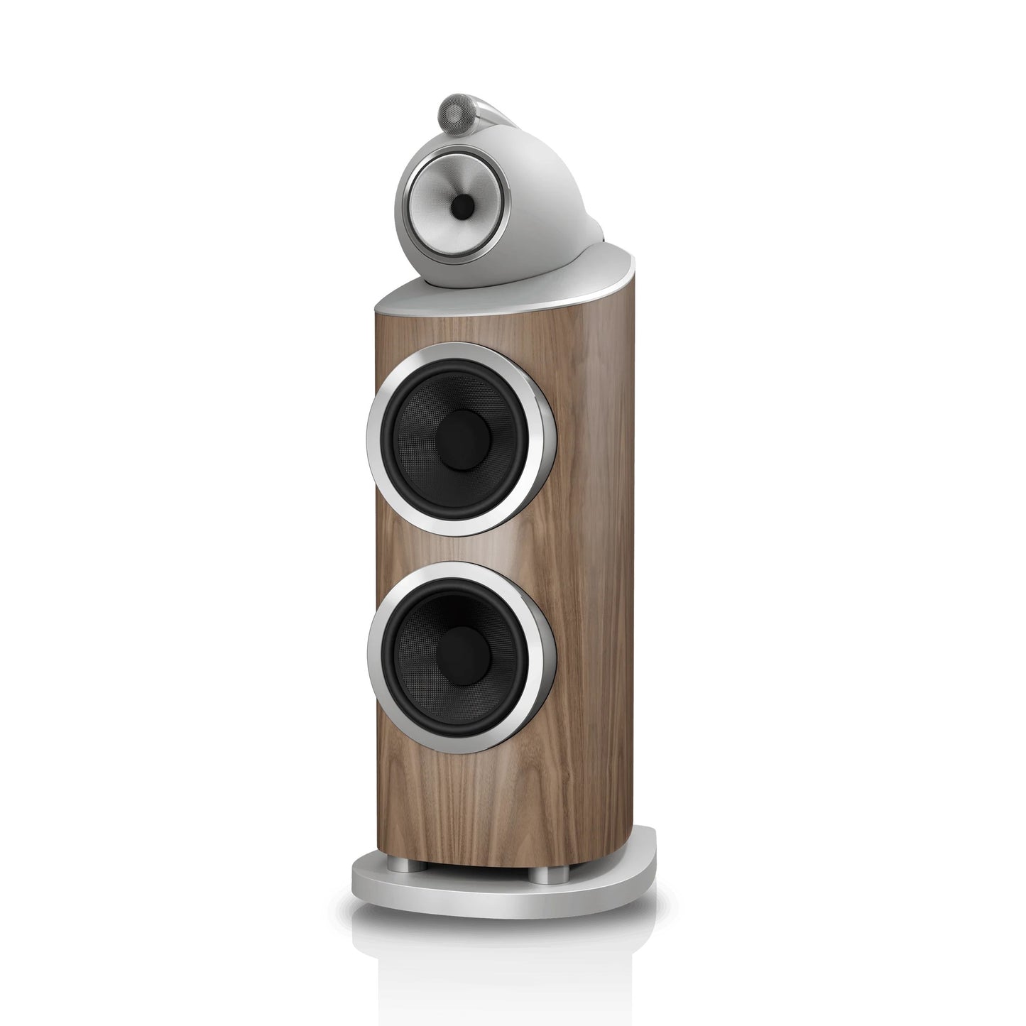 Bowers & Wilkins 801 D5 Floorstanding Speaker (Pair)-walnut-front