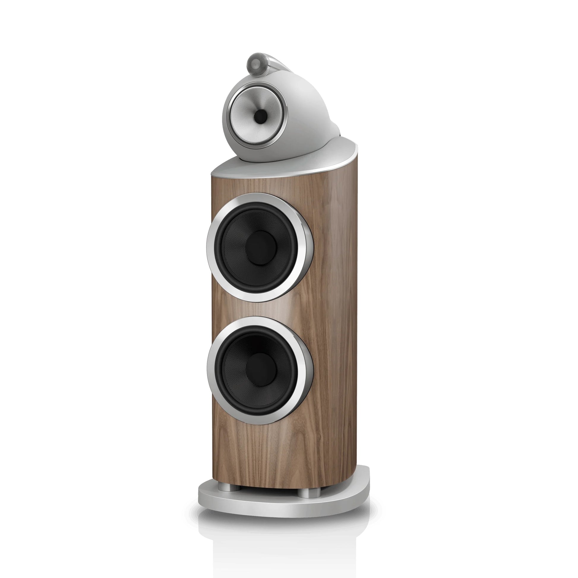 Bowers & Wilkins 801 D5 Floorstanding Speaker (Pair)-walnut-front