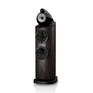 Bowers & Wilkins 803 D5 Floorstanding Speaker -front-dark -walnut