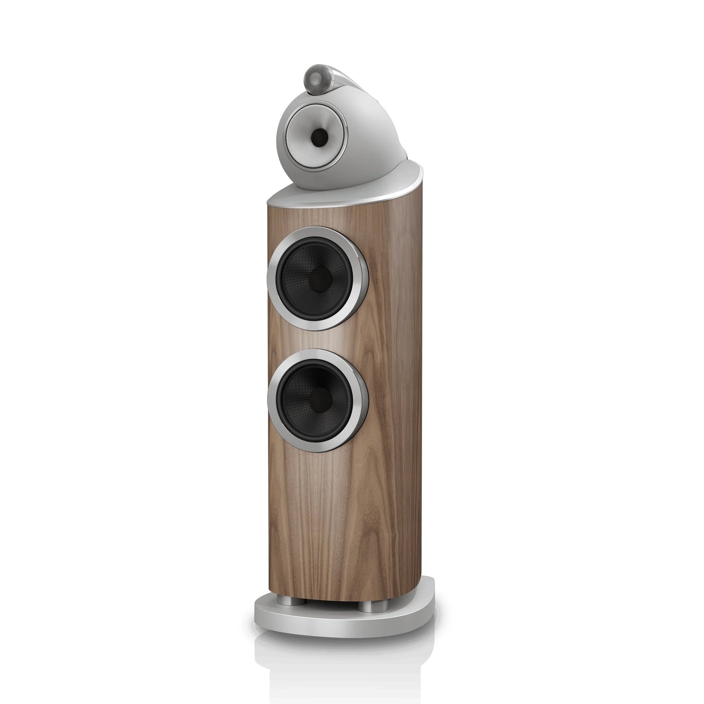 Bowers & Wilkins 803 D5 Floorstanding Speaker -front-light -walnut
