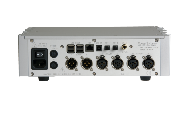 Boulder 812 DAC Preamplifier-rear