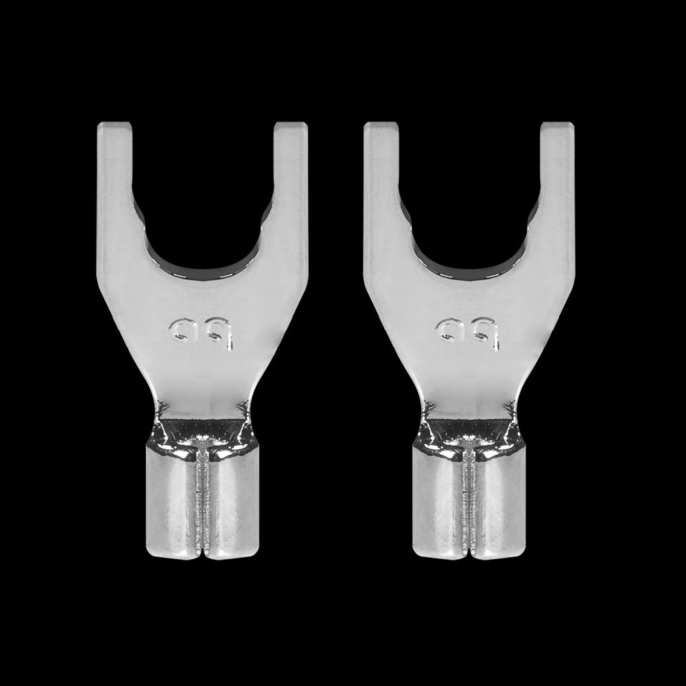 AudioQuest P10M/S Spade Silver Connectors