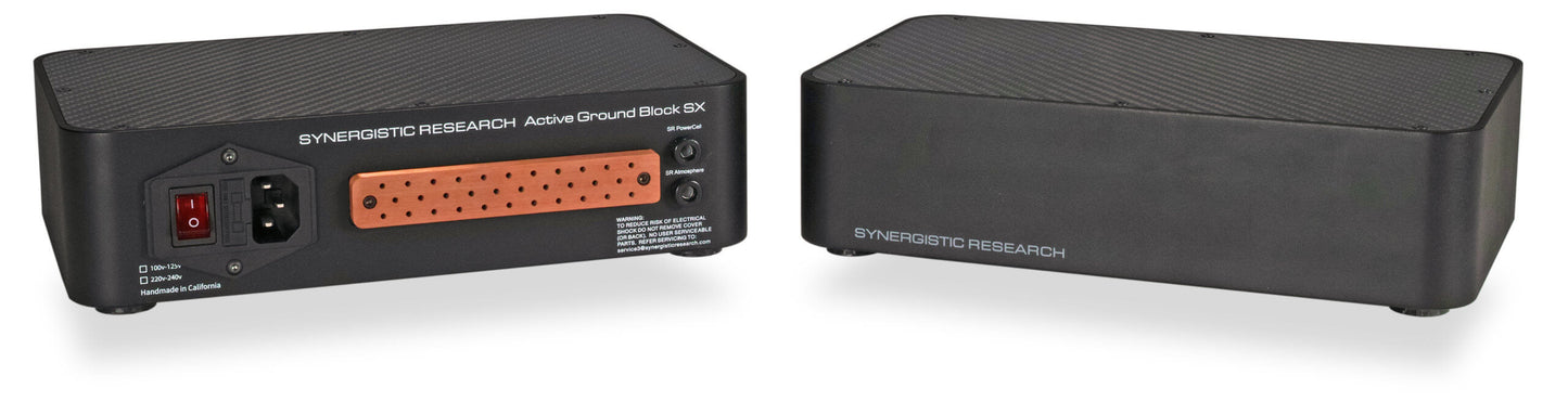 Synergistic Research Active Ground Block SX-front-back