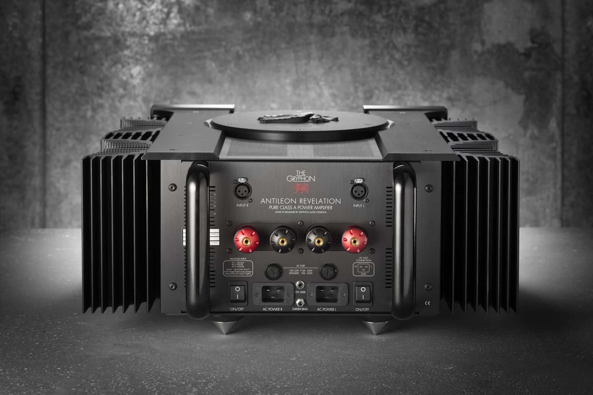 Gryphon Audio Antileon REVELATION Mono Power Amp (Pair)-back-black