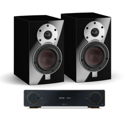 Arcam A15+ + Dali Menuet inc Cable-front-black