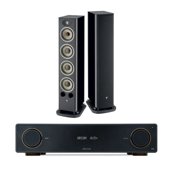 Arcam A15+ + Focal EVO X N3 inc cable