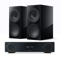 Arcam A15+ + KEF R3 Meta inc Cable-FRONT-black
