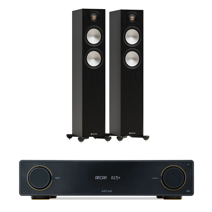 Arcam A15+ + Monitor Audio Bronze 300 7G inc cable