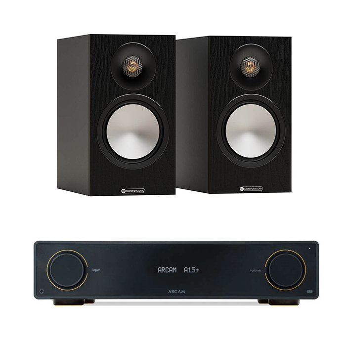 Arcam A15+ + Monitor Audio Bronze 50 7G inc cable