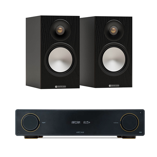 Arcam A15+ + Monitor Audio Bronze 50 7G inc cable