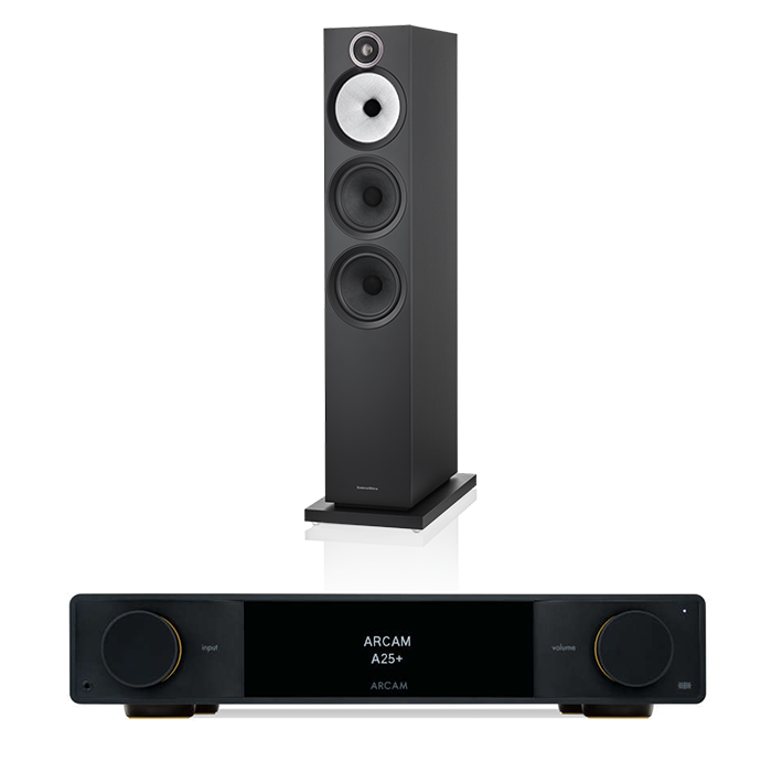 Arcam A25+ + Bowers and Wilkins 603 S3 inc cable