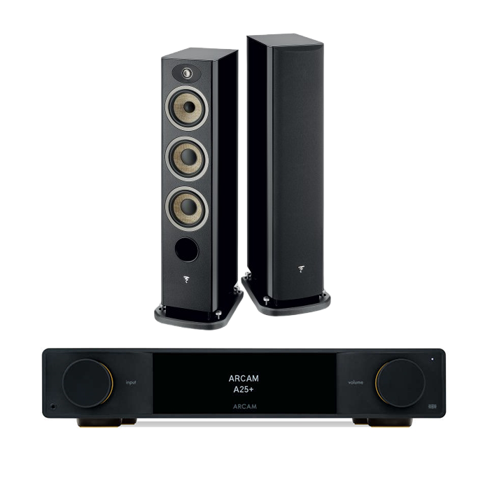 Arcam A25+ + Focal ARIA EVO X N2 inc cable