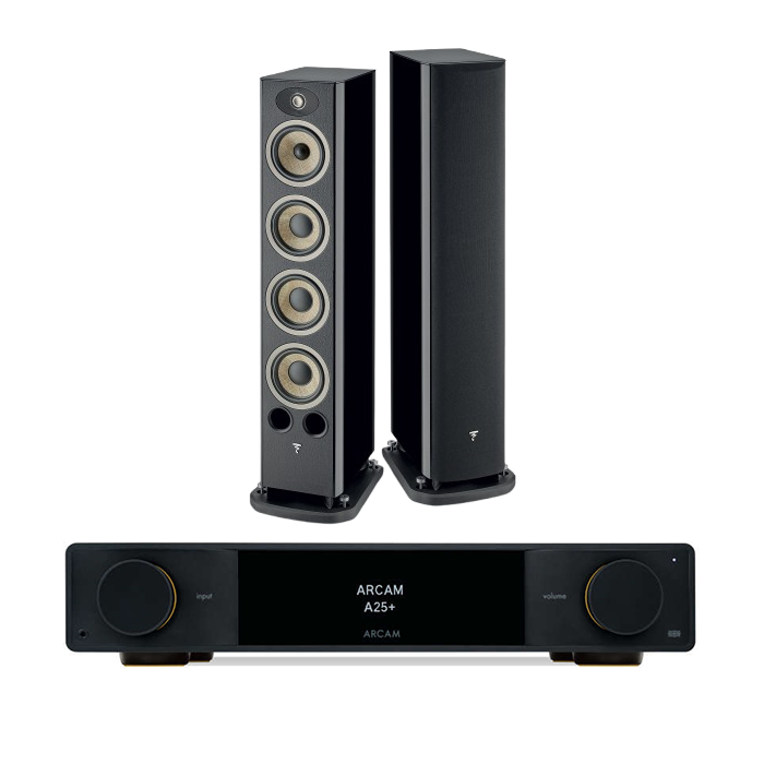 Arcam A25+ + Focal ARIA EVO X N3 inc cable