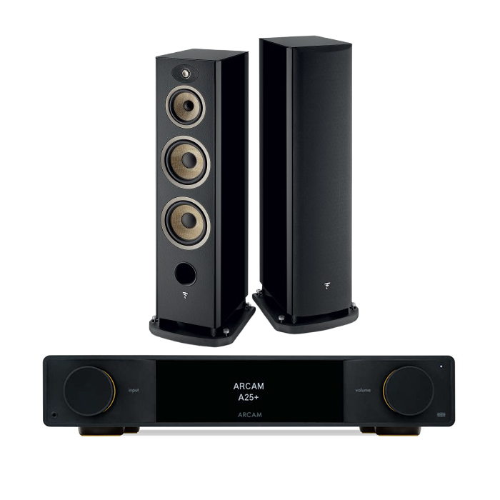 Arcam A25+ + Focal ARIA EVO X N4 inc cable