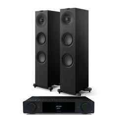 Arcam A25+ + KEF Q7 Meta inc Cable-front-black