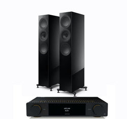 Arcam A25+ + KEF R7 Meta inc Cable-front-black