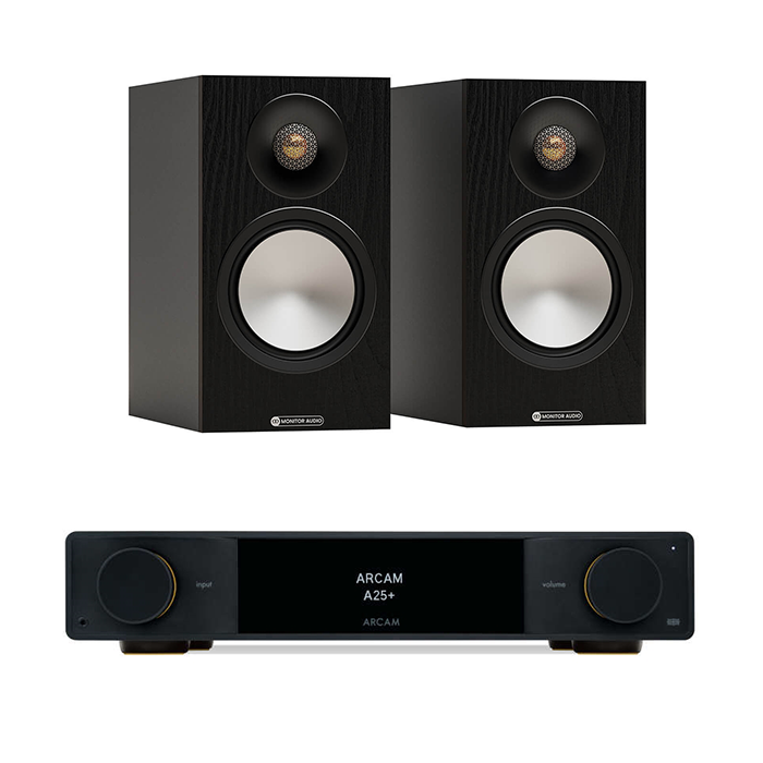 Arcam A25+ + Monitor Audio Bronze 50 7G inc cable