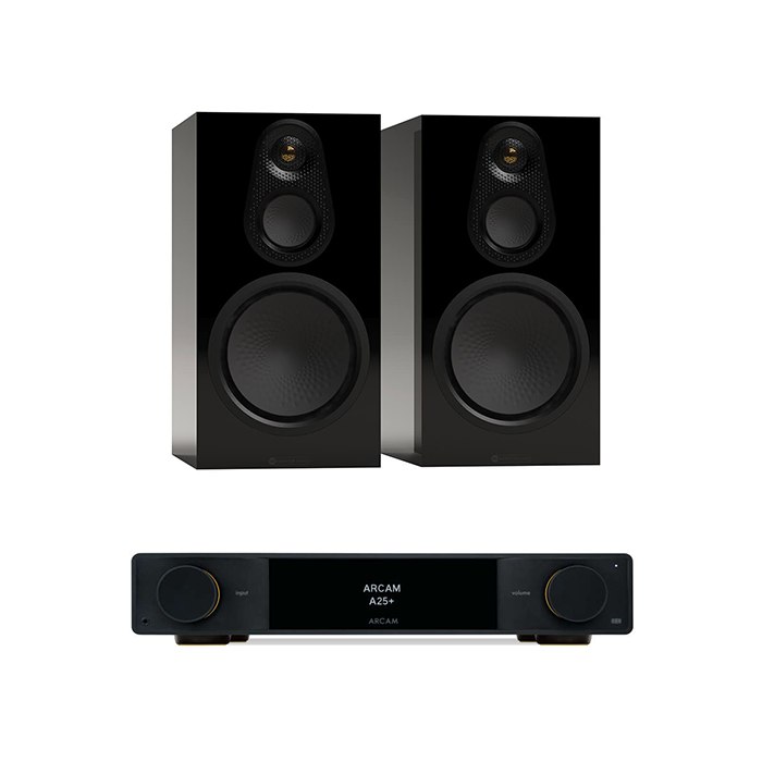 Arcam A25+ + Monitor Audio Silver 100 8G inc cable