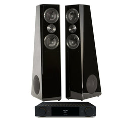 Arcam A25+ + SVS Ultra Tower inc Cable-front-black