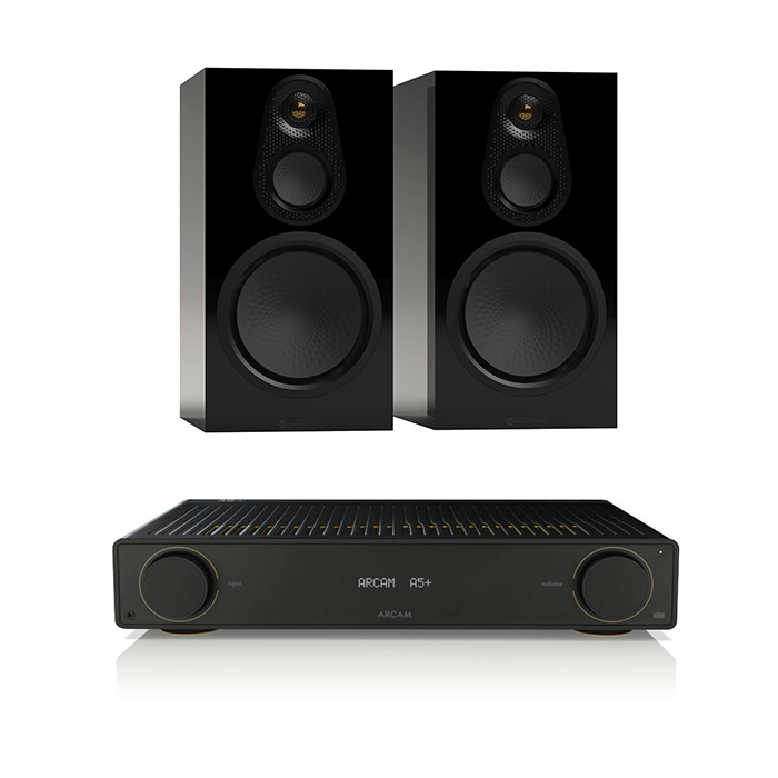 Arcam A5+ + Monitor Audio Silver 100 8G inc cable