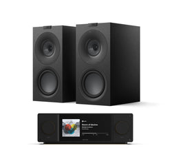 Arcam SA45 + KEF Q Concerto Meta inc Cable-front-black