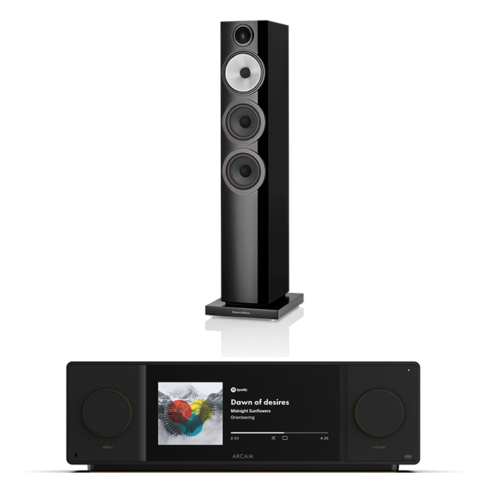 Arcam SA45 + Bowers and Wilkins 704 S3 inc cable