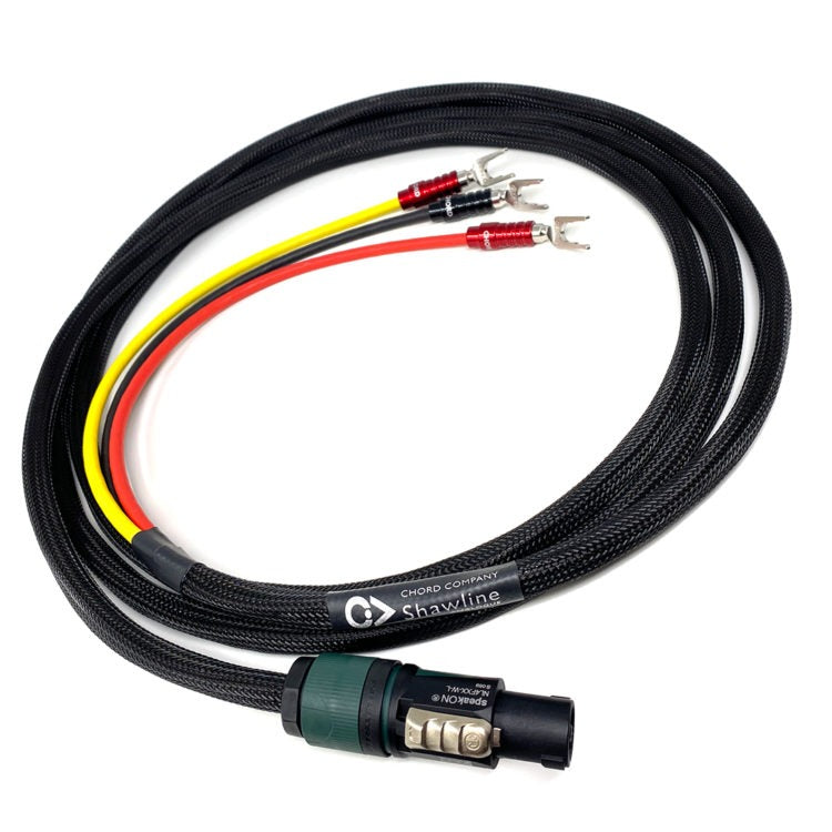 Chord Shawline High-Level Subwoofer Cable (Speakon - Spades)