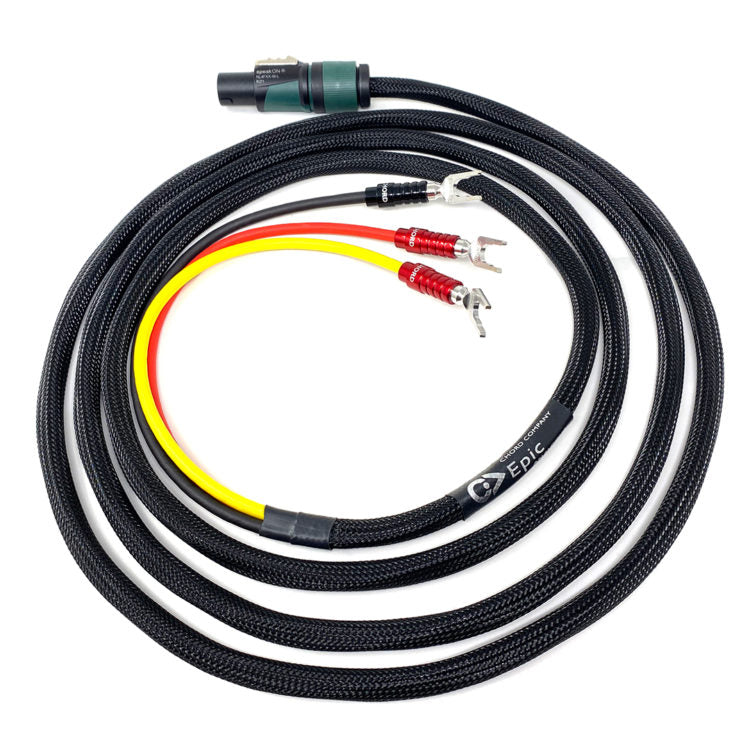 Chord Epic High-Level Subwoofer Cable-speakon-spades
