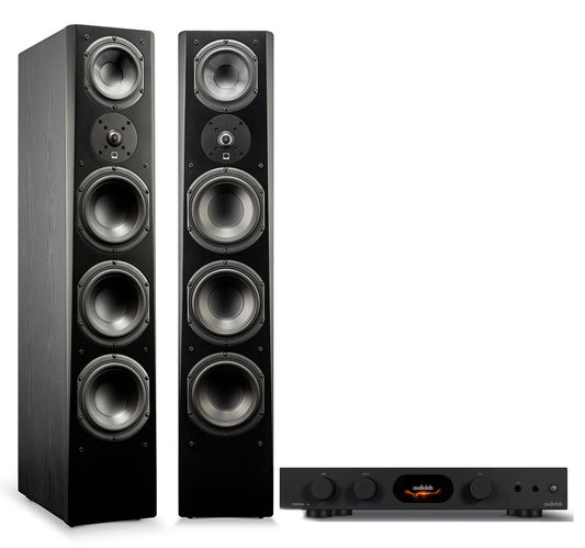 AudioLab 7000A + SVS Prime Pinnacle inc Cable-black
