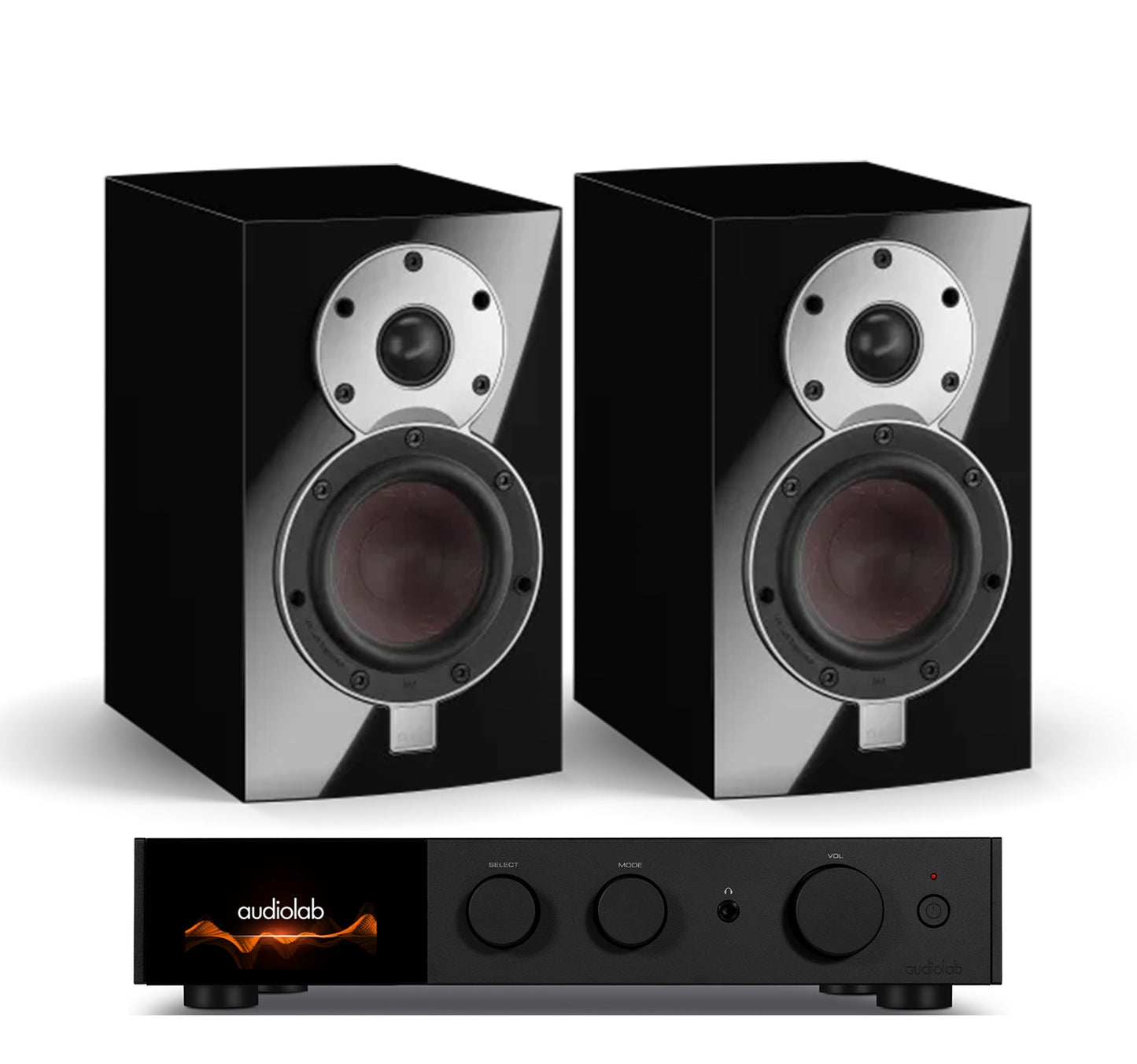 AudioLab 9000A + Dali Menuet inc Cable-black