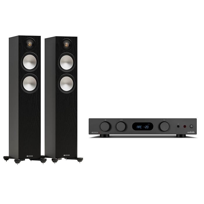 AudioLab 6000A MKII + Monitor Audio Bronze 300 7G inc cable
