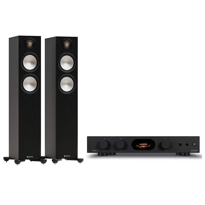 AudioLab 7000A + Monitor Audio Bronze 300 7G inc cable