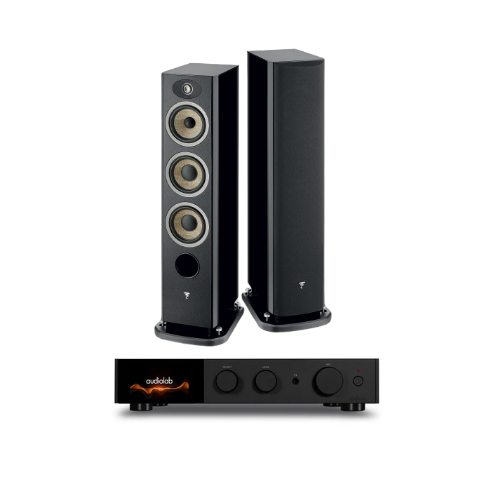 AudioLab 9000A + Focal ARIA EVO X N2 inc cable