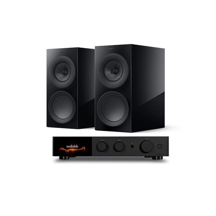 AudioLab 9000A + KEF R3 Meta inc cable