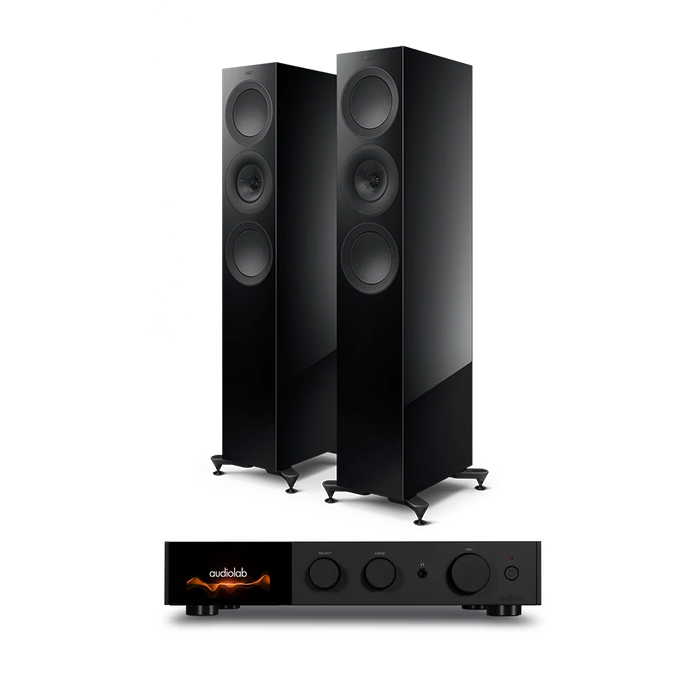 AudioLab 9000A + KEF R7 Meta inc cable