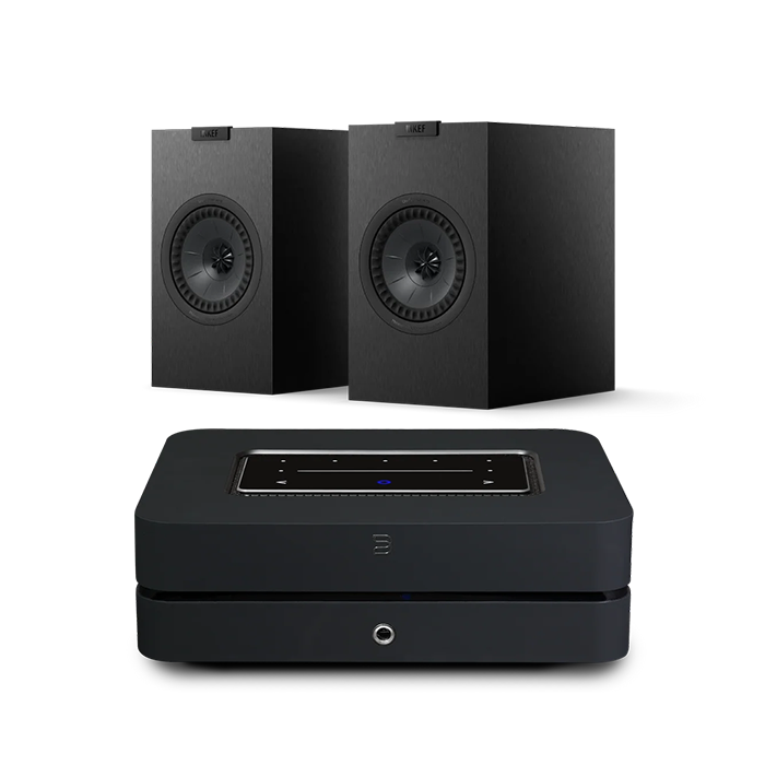 BlueSound PowerNode (2025) + KEF Q1 Meta inc cable