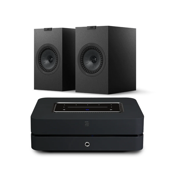 BlueSound PowerNode (2025) + KEF Q3 Meta inc cable
