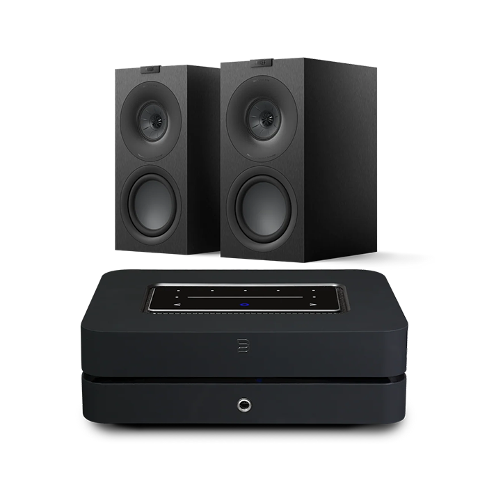 BlueSound PowerNode (2025) + KEF Q Concerto Meta inc cable