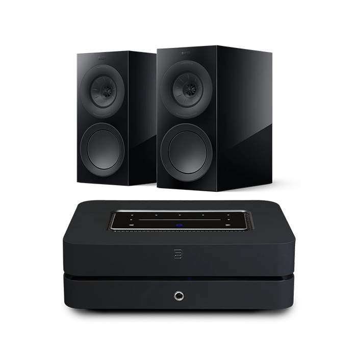 BlueSound PowerNode (2025) + KEF R3 Meta inc cable