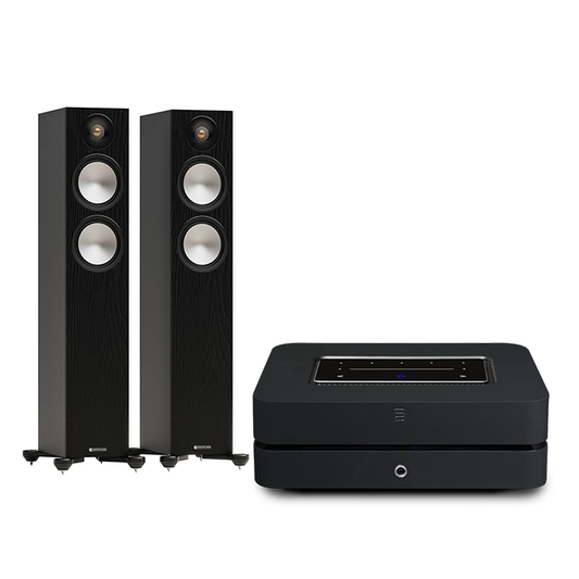 BlueSound PowerNode (2025) + Monitor Audio Bronze 300 7G inc cable