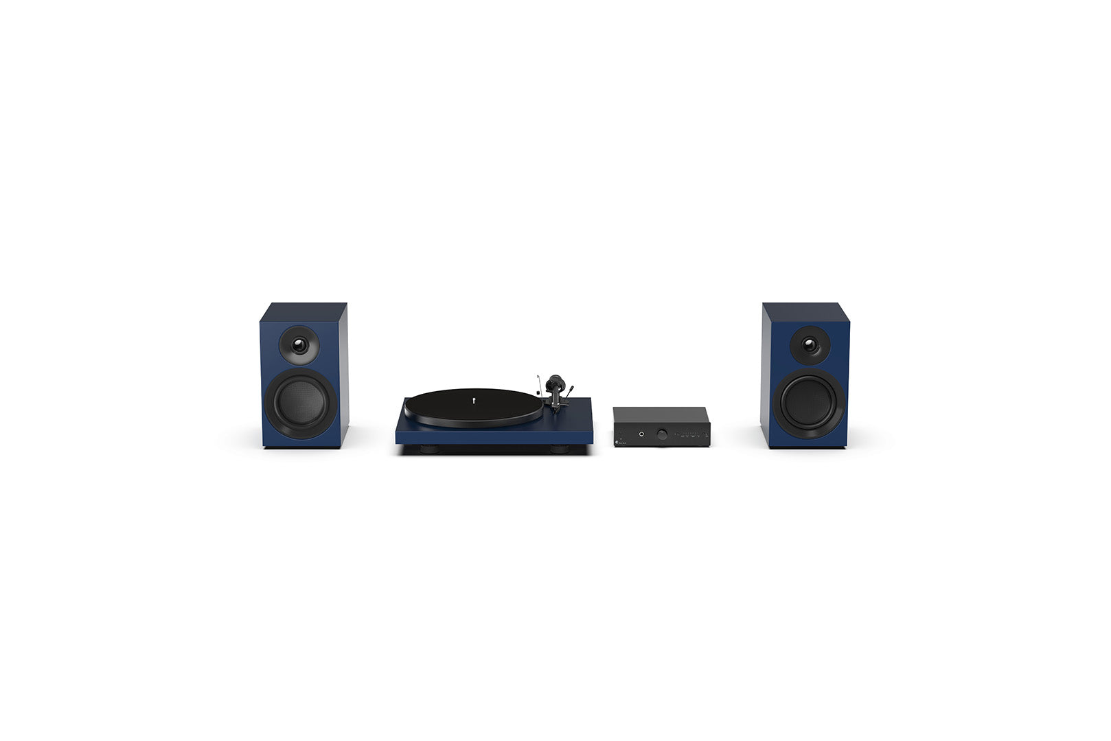 Pro-Ject Colourful Audio System E-satin blue