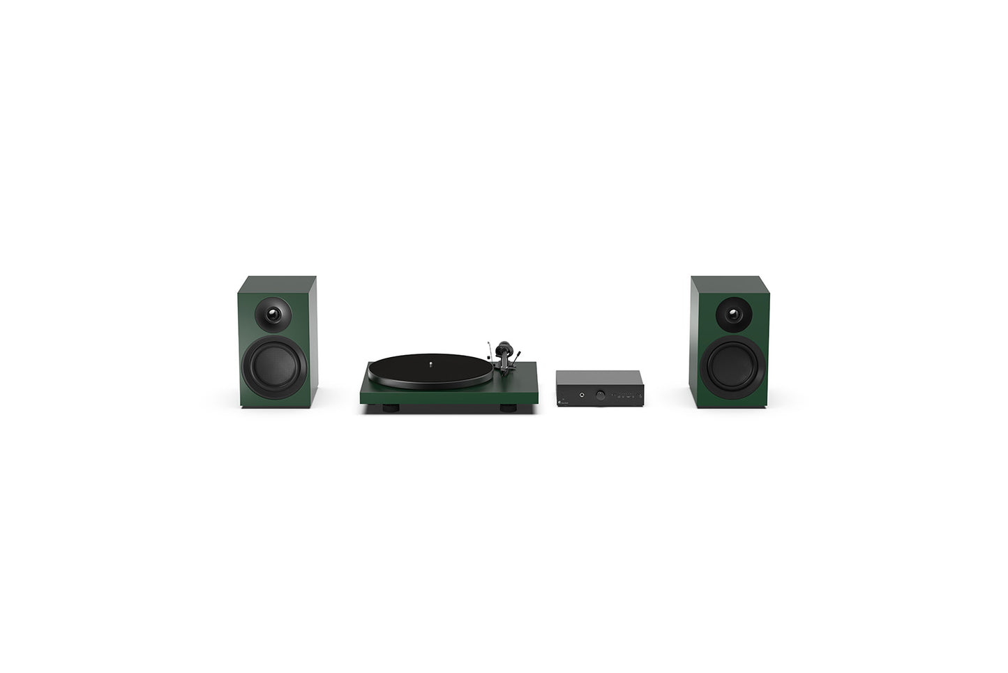 Pro-Ject Colourful Audio System E-satin green