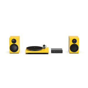 Pro-Ject Colourful Audio System E-satin-yellow