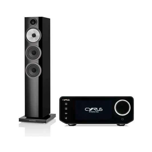 Cyrus AMP 40 + Bowers and Wilkins 704 S3 inc cable