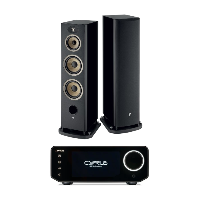 Cyrus AMP40 + Focal ARIA EVO X N4 inc cable