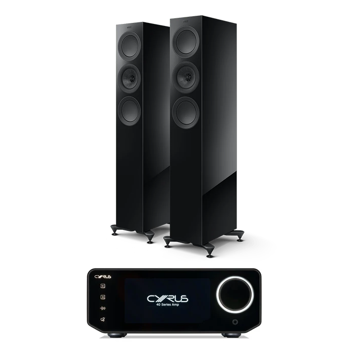 Cyrus AMP 40 + KEF R5 Meta inc cable