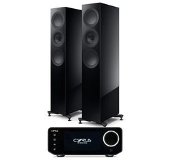Cyrus Amp 40 + KEF R7 Meta inc Cable front-black