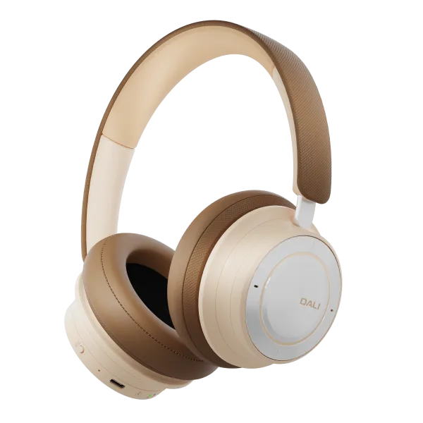 DALI IO-8 Wireless Noise Cancelling Headphone- caramel-white